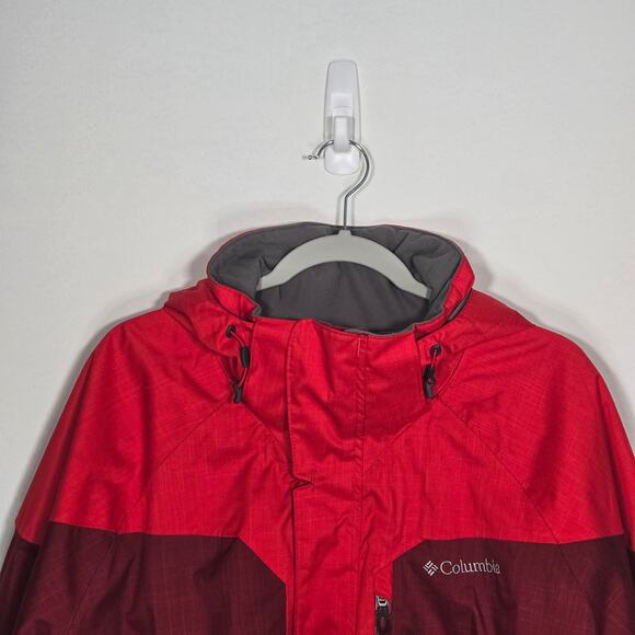 Men's Columbia Alpine Omni Heat Ski Coat. Red. Size XL - Picture 4 of 10